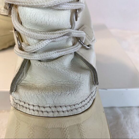 Sorel Manitou Made in Canada Vintage Caribou Winter White Boots Size 9 - Picture 10 of 15